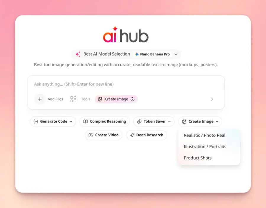 True AI Hub — แพลตฟอร์มรวม AI 50+ โมเดล…