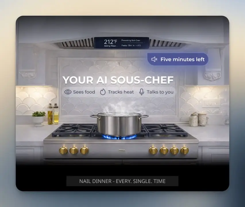 Gambit – AI sous-chef ที่นั่งเฝ้าบนเตาแทนเรา ดูทั้งไฟ ทั้งเวลา…