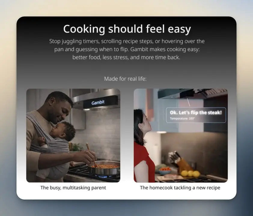 Gambit – AI sous-chef ที่นั่งเฝ้าบนเตาแทนเรา ดูทั้งไฟ ทั้งเวลา… — รูปที่ 2