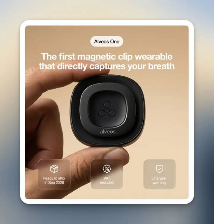 Alveos One: wearable เล็กๆ ที่ “ฟังลมหายใจ” แบบเรียลไทม์… — รูปที่ 2