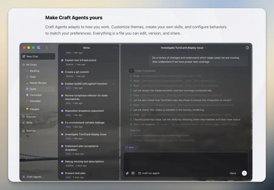 Craft Agents คือโปรแกรมที่ทำให้เรา “คุยกับ AI… — รูปที่ 3