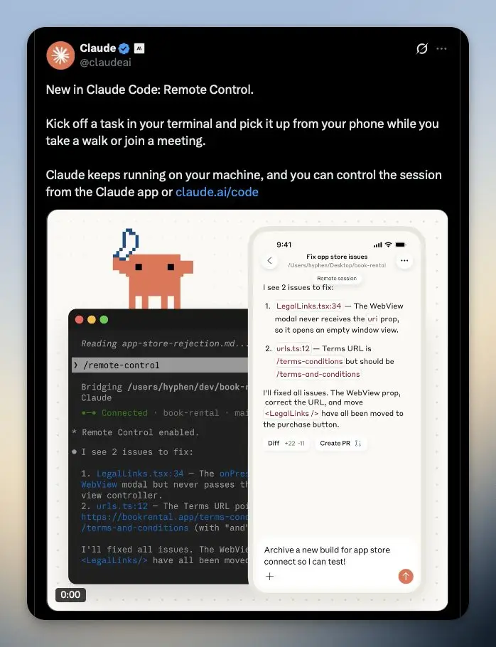 Claude Code Remote Control ฟีเจอร์ที่ทำให้ AI…