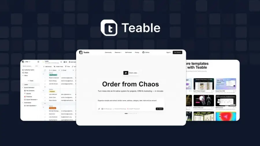 Teable – AI Database Agent ที่เอาวุ่นวายทุกชีต ทุก CRM ทุกแคมเปญ…