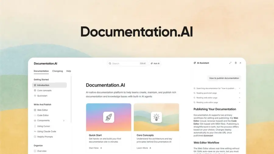 Documentation.AI – เครื่องมือทำ docs ให้ทั้งคนอ่านง่าย และ AI…