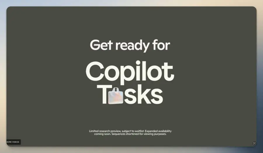 Microsoft Copilot Tasks
