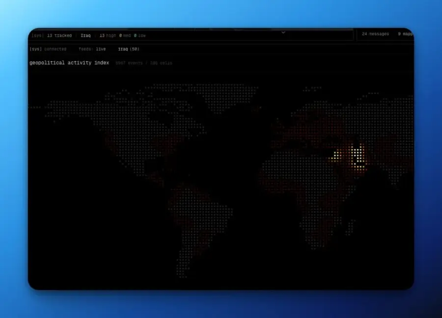 Eye on Intel แพลตฟอร์ม OSINT แบบเรียลไทม์ที่พยายามเป็น Bloomberg… — รูปที่ 4