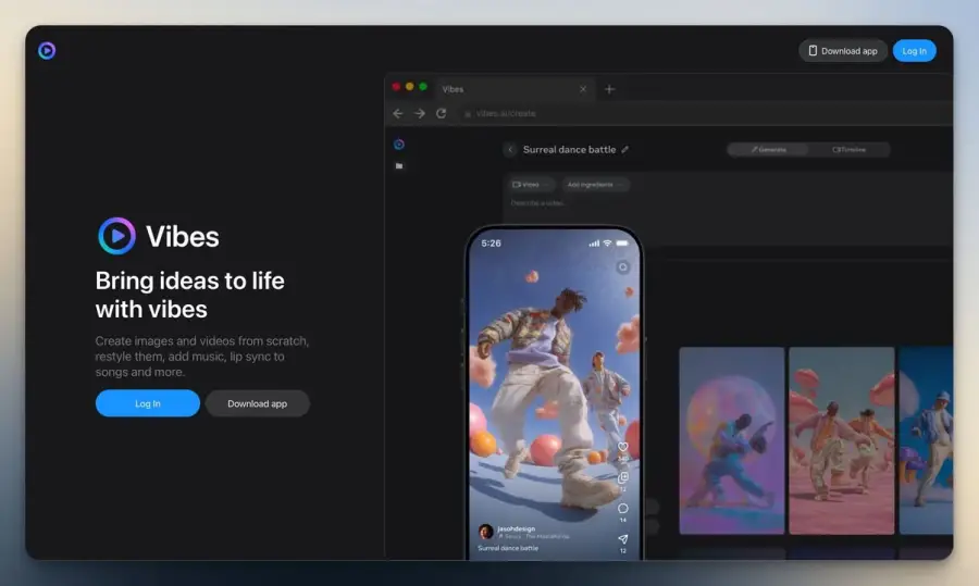 Meta Vibes คือแอพตัดต่อวิดีโอ AI ของ Meta ที่กำลังจะชน Sora…
