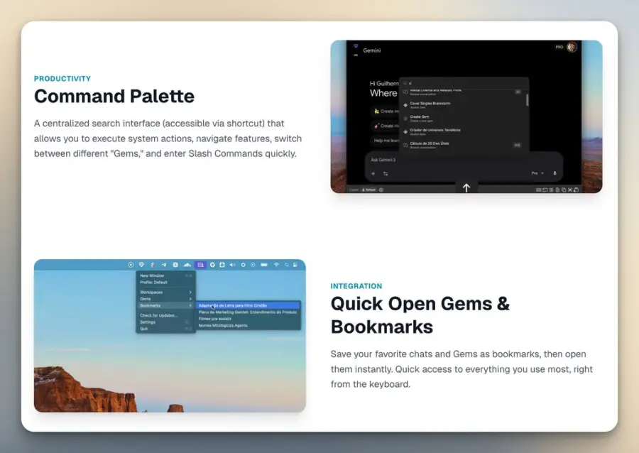 Gemlet – แอป Gemini บน Mac ที่โผล่จากเมนูบาร์ได้ตลอดเวลา… — รูปที่ 3