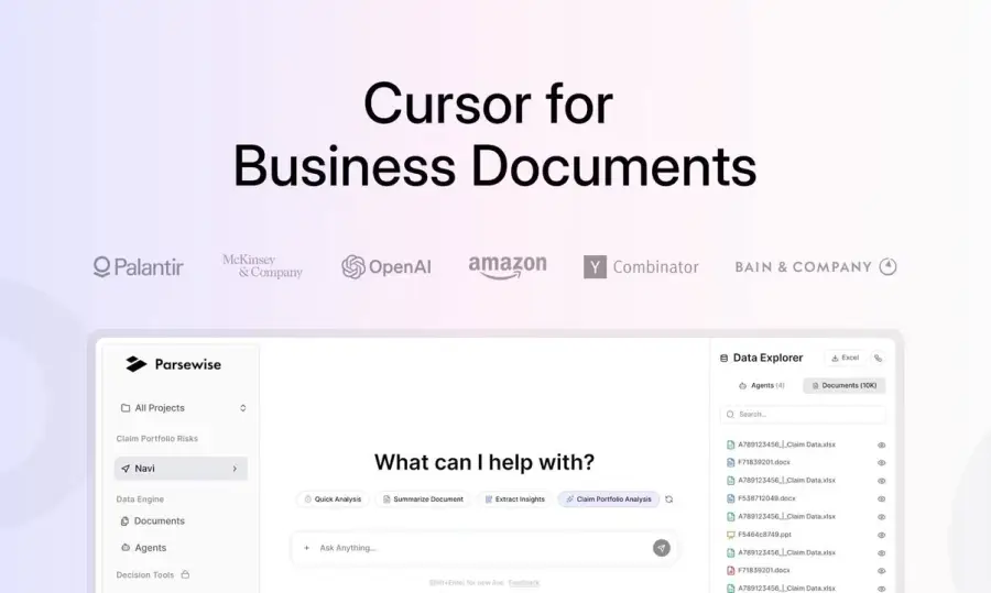 Parsewise: “Cursor สำหรับงานเอกสาร” ที่ไม่แค่อ่านไฟล์…