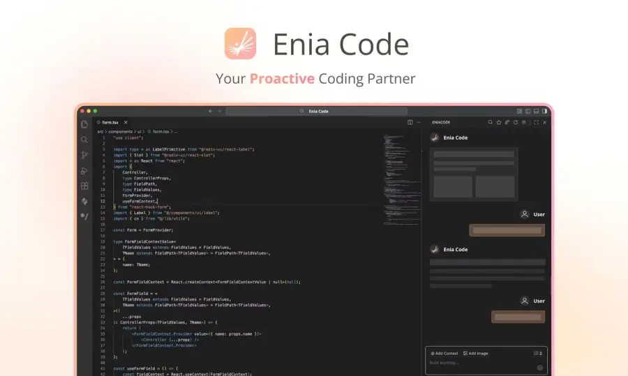 Enia Code – AI คู่หูเขียนโค้ดที่ไม่รอให้คุณพิมพ์ถาม…