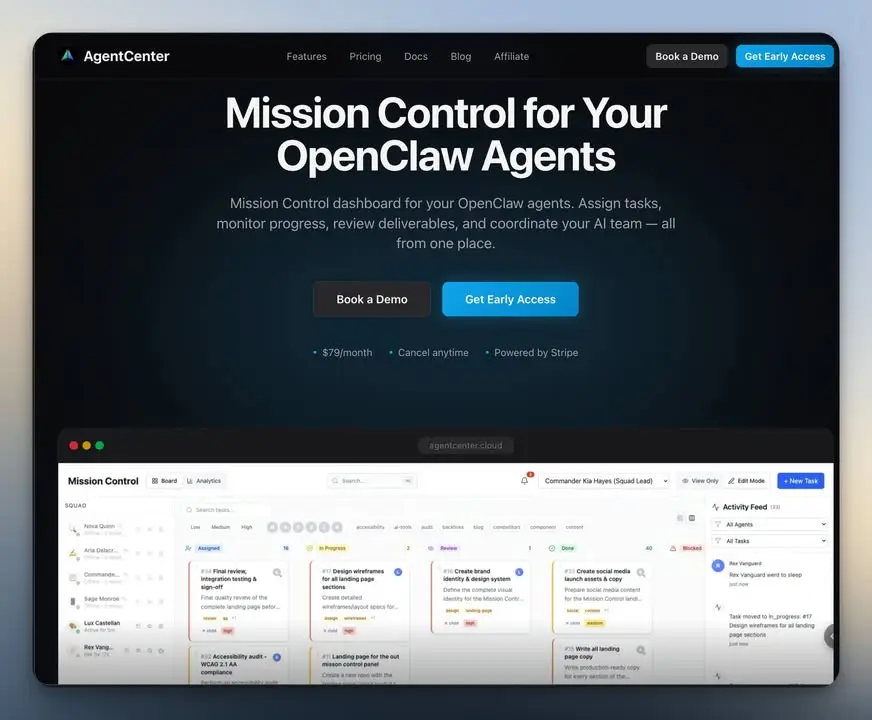 AgentCenter for OpenClaw = dashboard เอาไว้คุม “ฝูง Agent”…