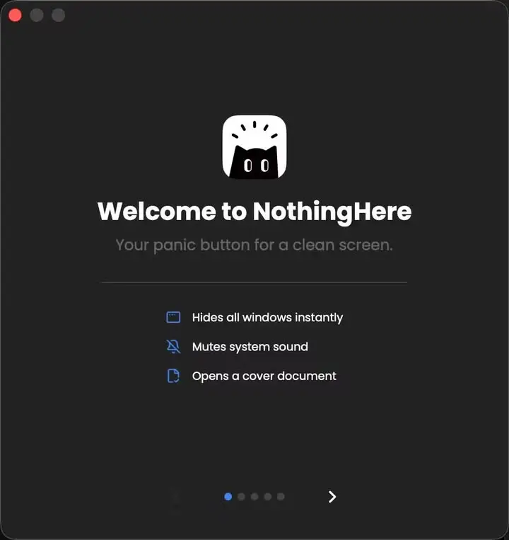 NothingHere – ปุ่ม Panic สำหรับ Mac แค่กดครั้งเดียว… — รูปที่ 2