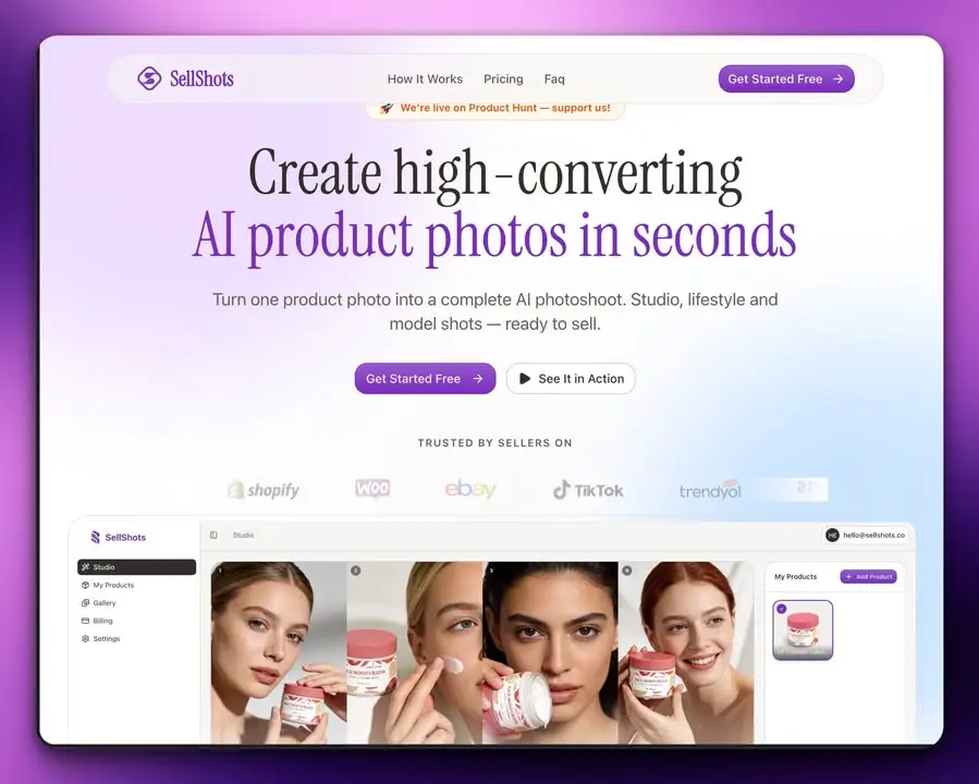 SellShots – แอปที่เอารูปสินค้ารูปเดียว ไปแตกเป็นทั้งสตูดิโอ…