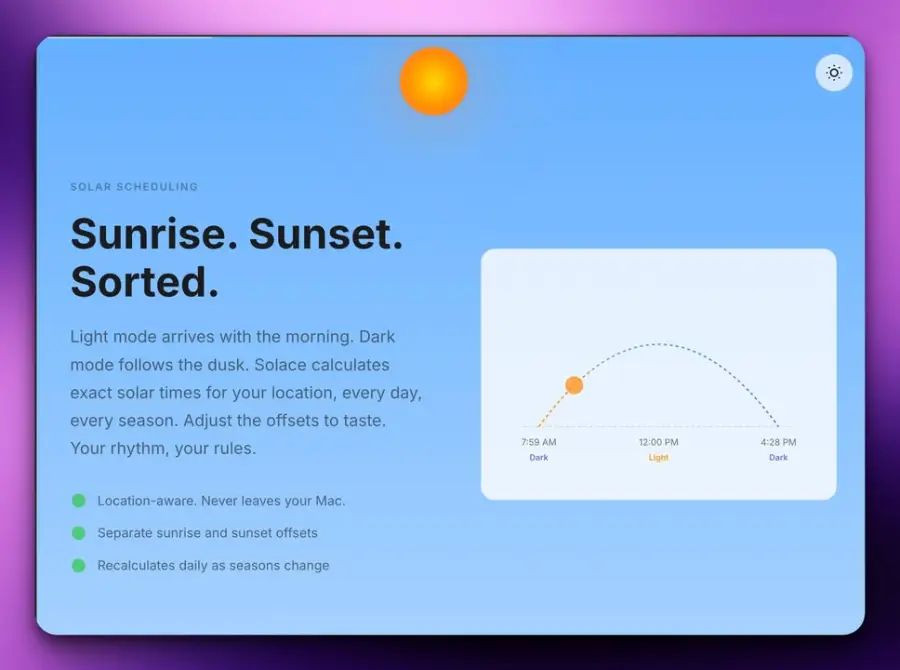 Solace: แอปเล็กๆ ในเมนูบาร์ที่ทำให้หน้าจอ Mac “อิน”… — รูปที่ 4