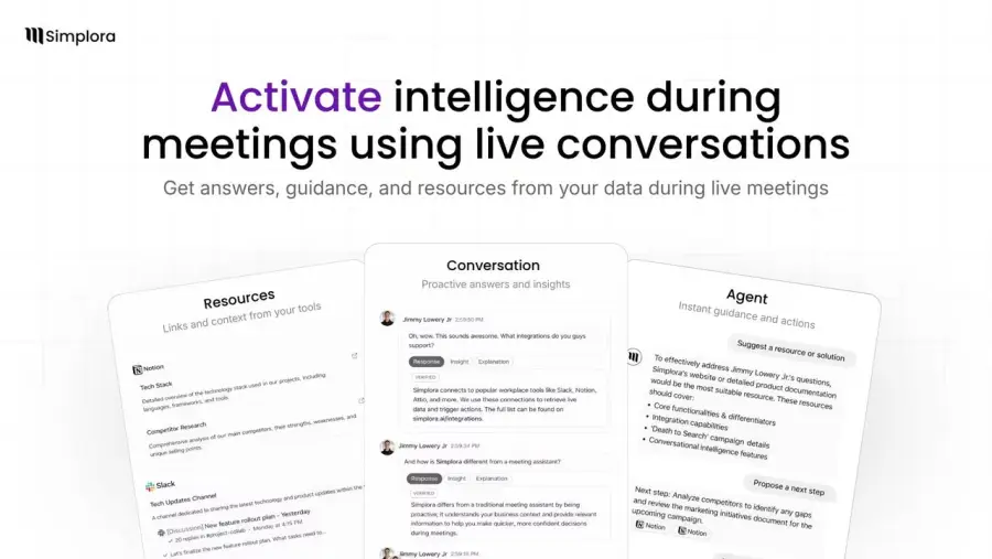 Simplora – “agentic meeting stack” ที่ไม่ได้แค่จด แต่เอา AI… — รูปที่ 4