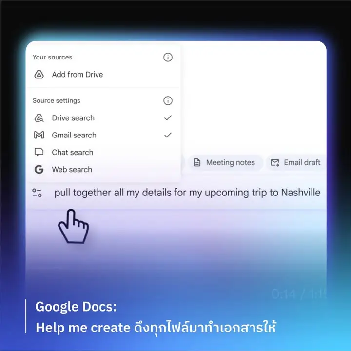 Gemini ใน Google Workspace กำลังเปลี่ยน Docs, Sheets, Slides และ… — รูปที่ 2