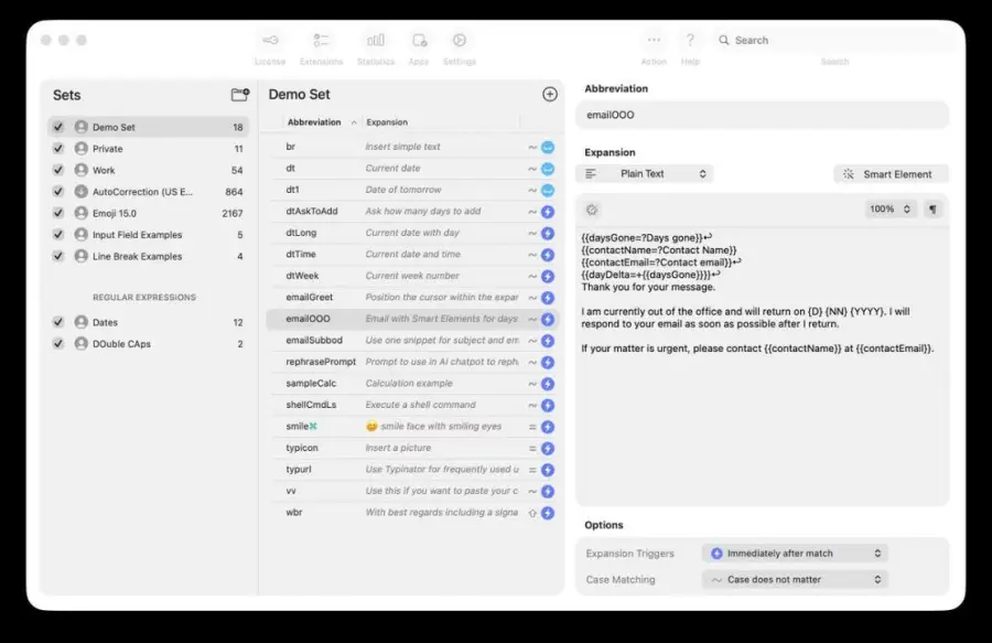 Typinator 10 แอพขยายข้อความสุดไวสำหรับ Mac และ iOS… — รูปที่ 4