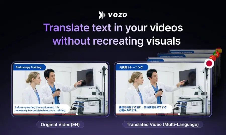 Vozo AI Visual Translate เครื่องมือแปลวิดีโอแบบครบทุกเลเยอร์…