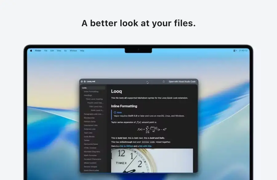Looq: Preview Files คือ Quick Look เวอร์ชันใหม่สำหรับ dev…