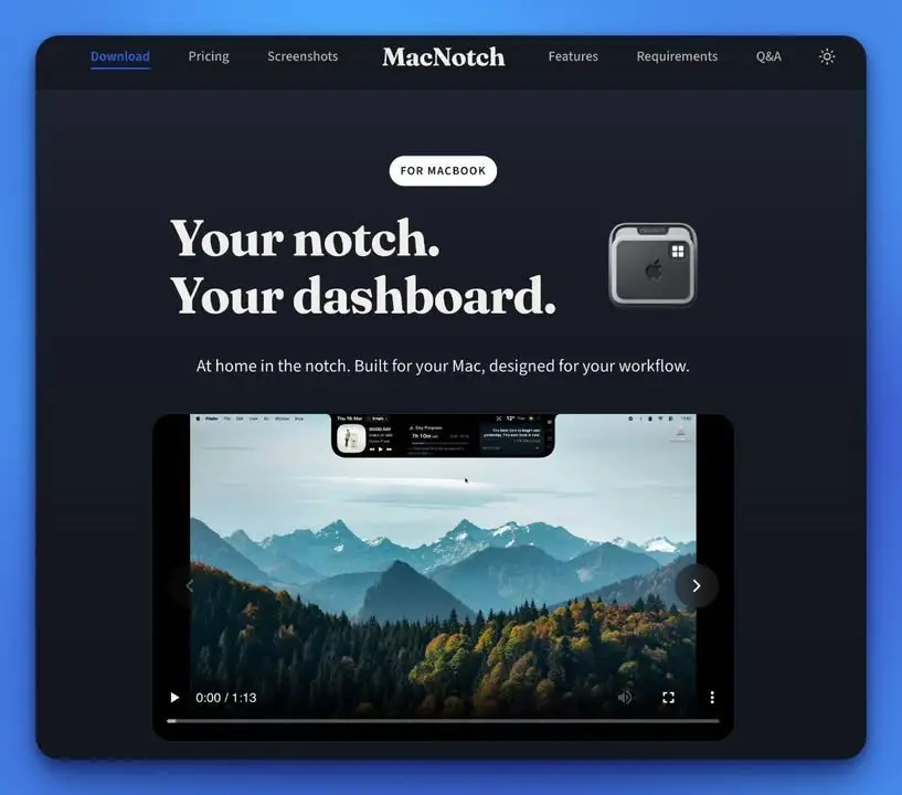 MacNotch แอปที่เอา “รอยบาก” บน MacBook มาทำให้มีงานทำจริงๆ…