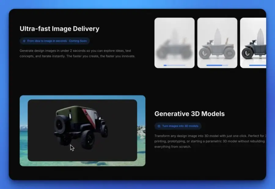 3Flow AI พื้นที่ทำงาน AI สำหรับดีไซเนอร์ 3D… — รูปที่ 2