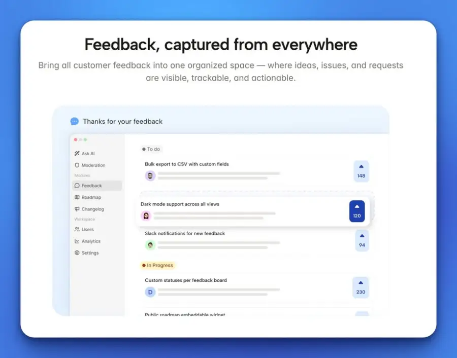ProductBridge คือ AI feedback hub สำหรับทีม SaaS ที่ไม่ได้แค่… — รูปที่ 3