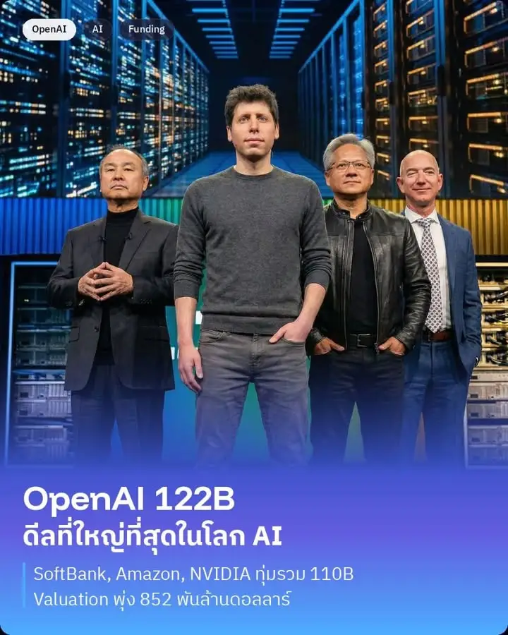 OpenAI ระดมทุน $122B