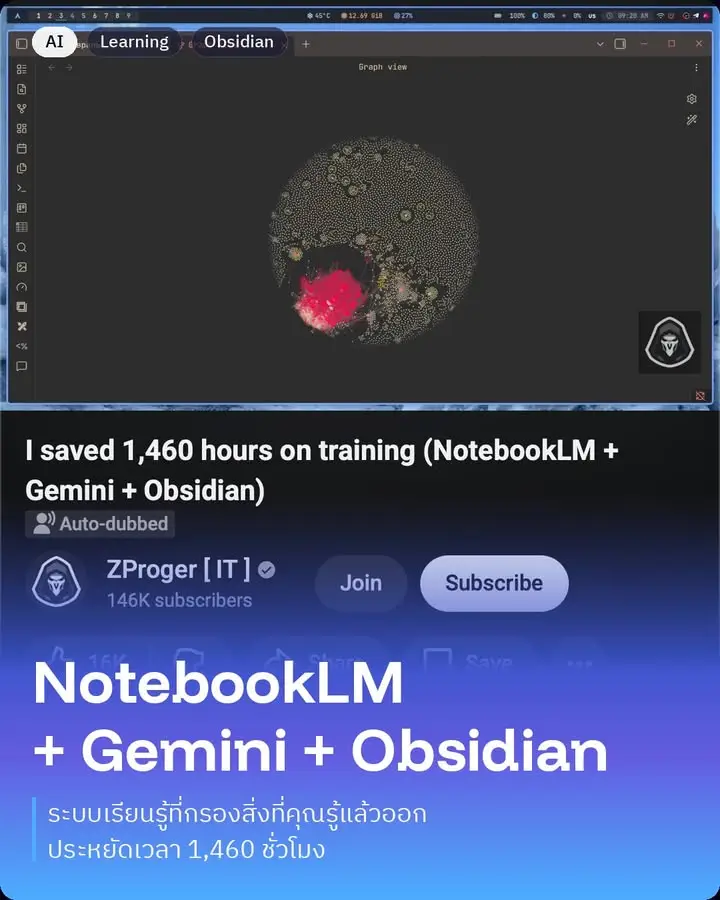 NotebookLM + Gemini + Obsidian =…