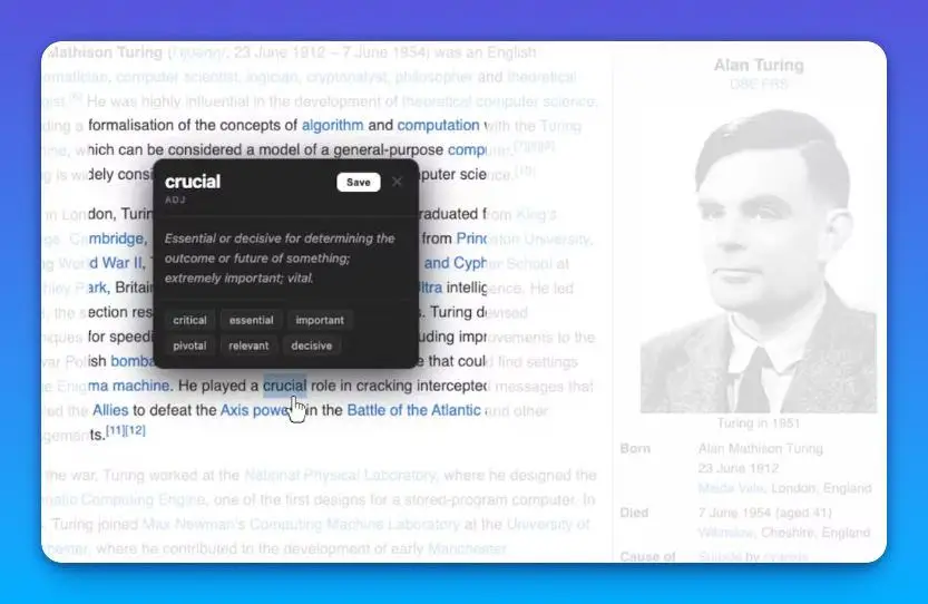 Wordie — ส่วนขยายเบราว์เซอร์ที่ช่วยให้เรา “จำศัพท์ได้เอง”… — รูปที่ 2