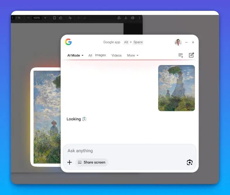 Google app for Windows แอพค้นหา + AI แบบรวมทุกอย่างในเครื่อง กด… — รูปที่ 3