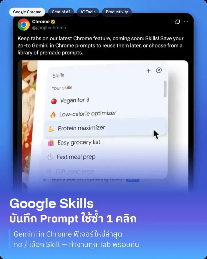 Google ปล่อยฟีเจอร์ใหม่ใน Chrome ที่น่าสนใจมากครับ