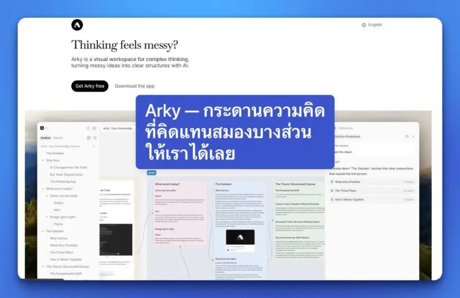 Arky — กระดานความคิดที่คิดแทนสมองบางส่วนให้เราได้เลย