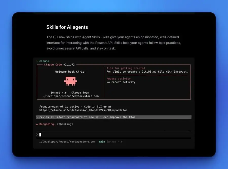 Resend CLI 2.0 เครื่องมือส่งอีเมลสำหรับ dev… — รูปที่ 3