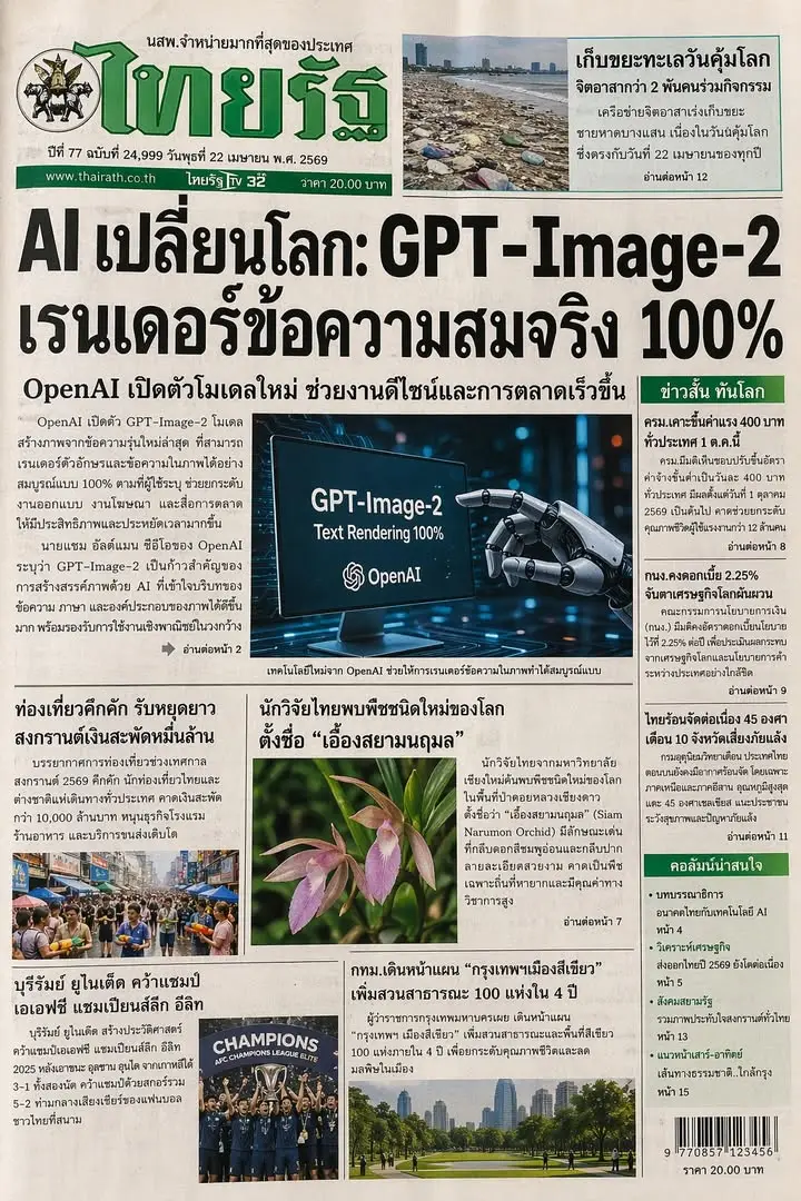 ทำไมมีข่าวลือว่า GPT-Image-2 ปล่อยมา ปกติ ไม่ค่อยโพสข่าวลือ… — รูปที่ 2