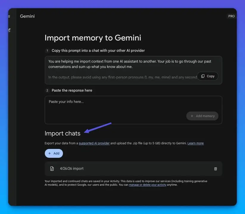 killing feature ของคุณพี่ Gemini ไม่ใช่ Import Memory แต่คือ…