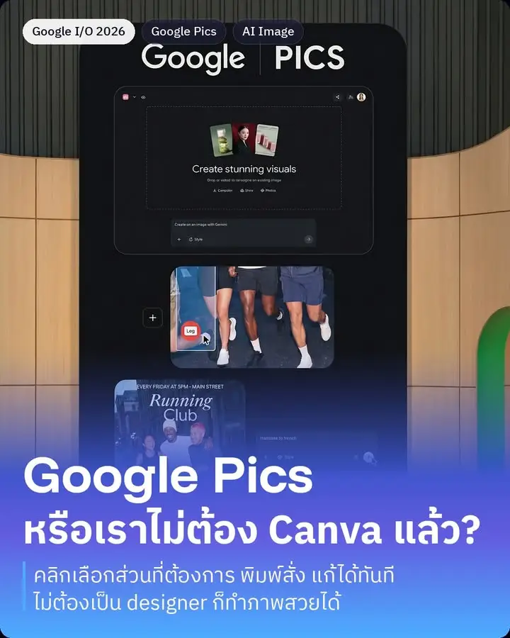 Google Pics คือเครื่องมือแก้ไขภาพด้วย AI ที่ใช้งานง่ายมาก