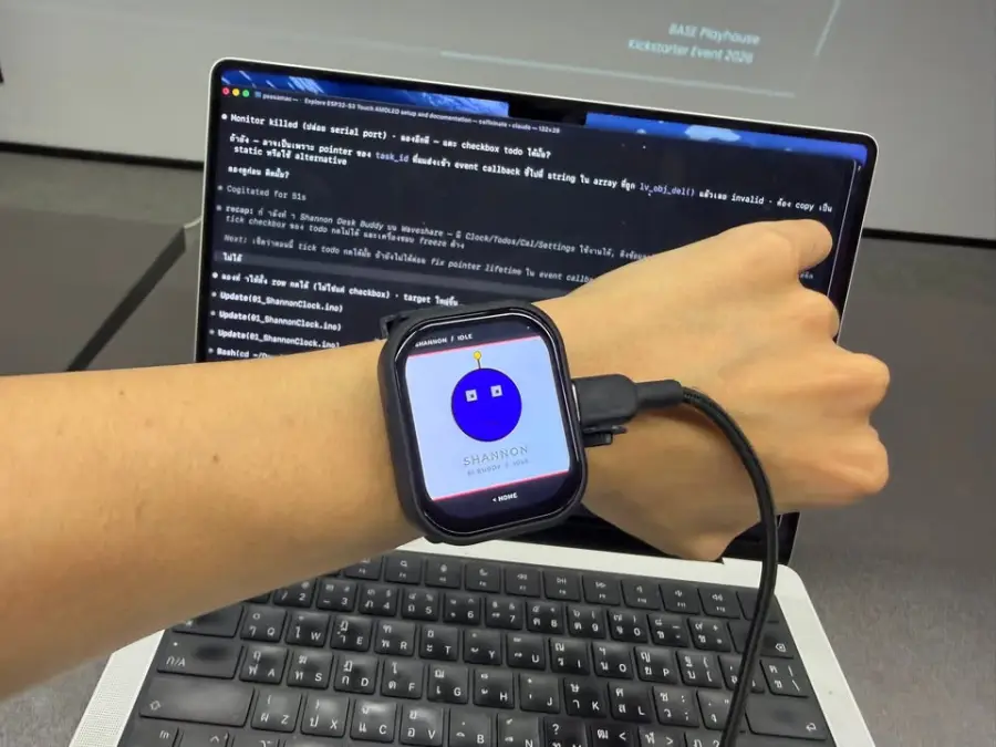 ของเล่นใหม่ Smart Watch ไว้สร้างแอพ ต่างๆ Approve Claude Code…