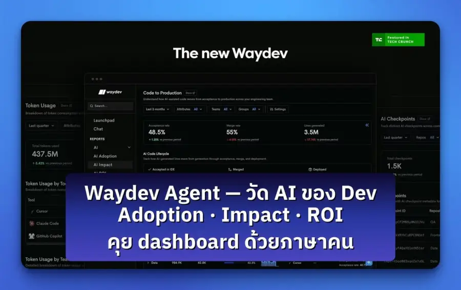 Waydev Agent — เครื่องมือสำหรับ engineering manager…