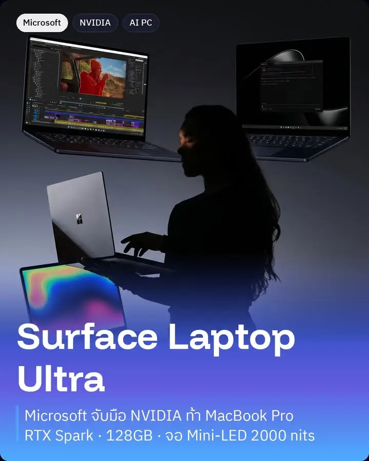 Microsoft Surface Laptop Ultra คือการที่ Microsoft ลุกขึ้นมาท้า…