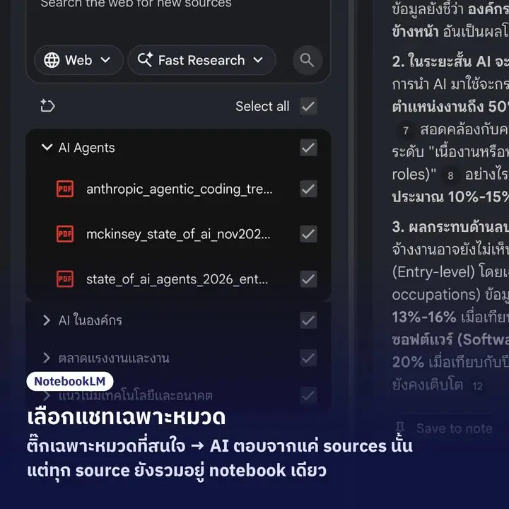 NotebookLM มีฟีเจอร์ใหม่ที่คนใช้ research เยอะๆ รอมานาน — รูปที่ 4