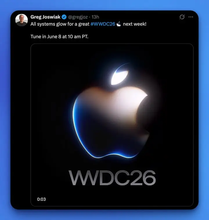Greg Joswiak - Apple SVP Marketing โพส