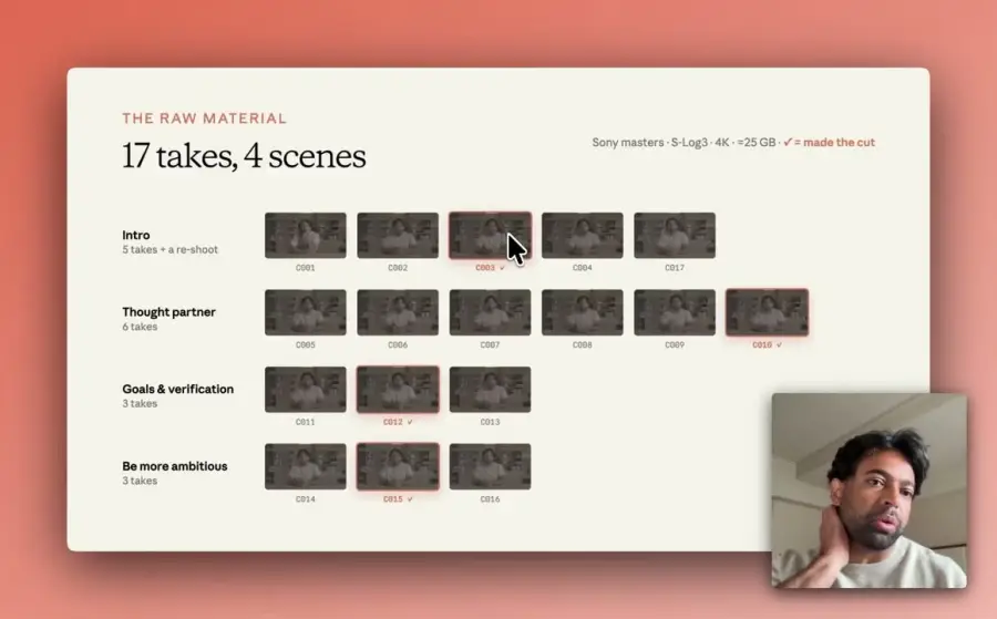 Fable 5 ตัดต่อวิดีโอเปิดตัวตัวเองผ่าน Claude Code — รูปที่ 2