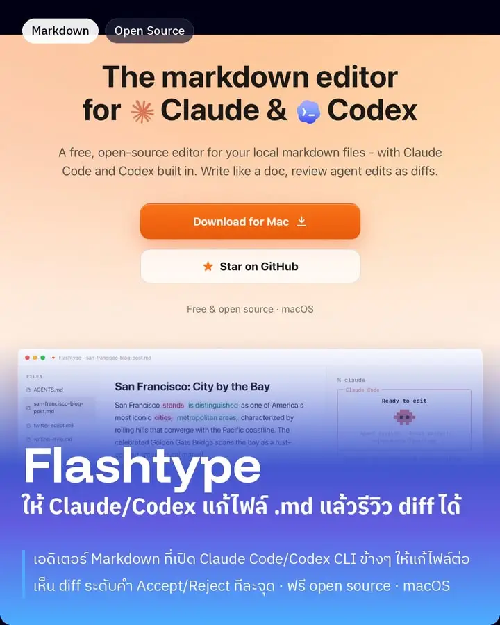 ใครใช้ Claude Code / AI ช่วยเขียนงานอยู่แล้ว…
