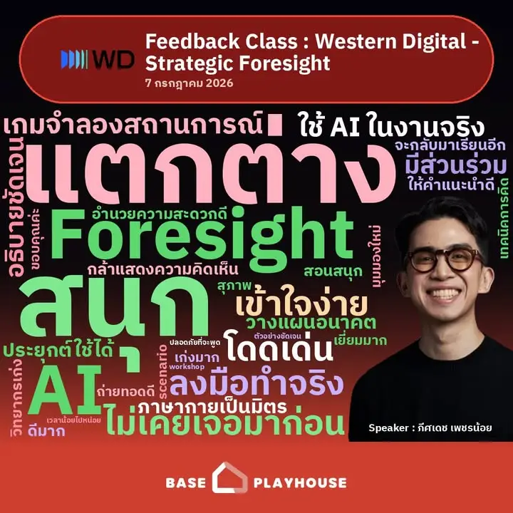 จบคอร์ส Strategic Foresight ที่ Western Digital แล้วครับ ✨