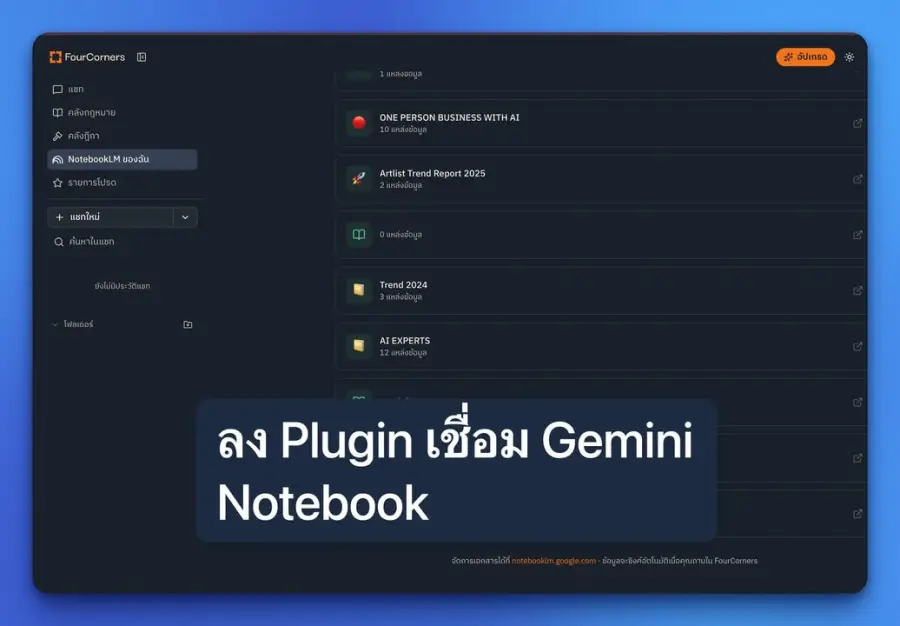 มีโอกาสลอง FourCorners แอพAI Agent…