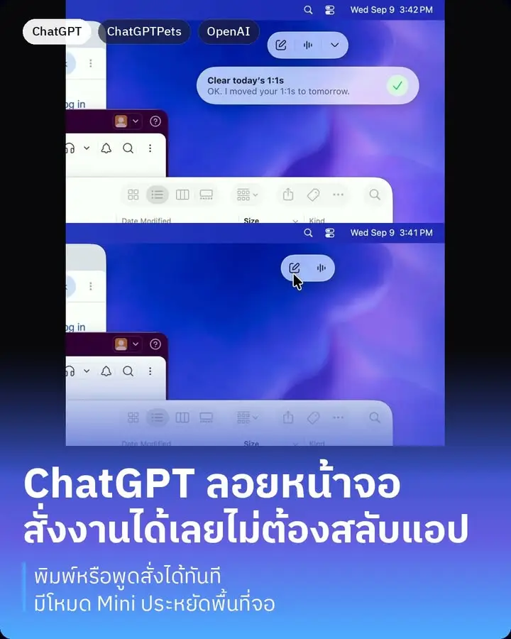 ChatGPT ออกฟีเจอร์ Pets…