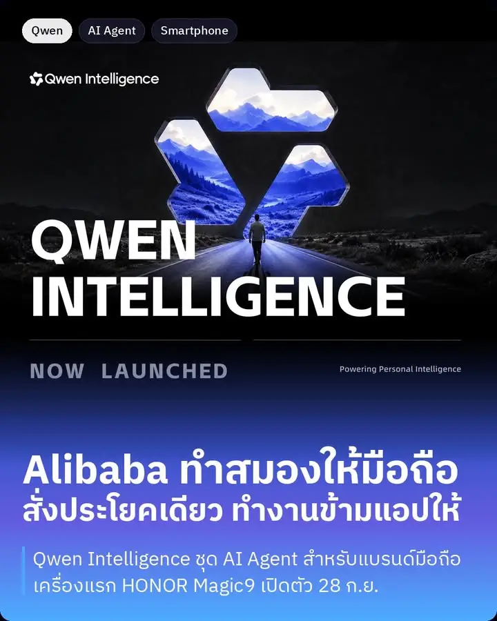 Qwen Intelligence คือชุด AI สำหรับทำมือถือให้ฉลาดแบบครบวงจรจากทีม…